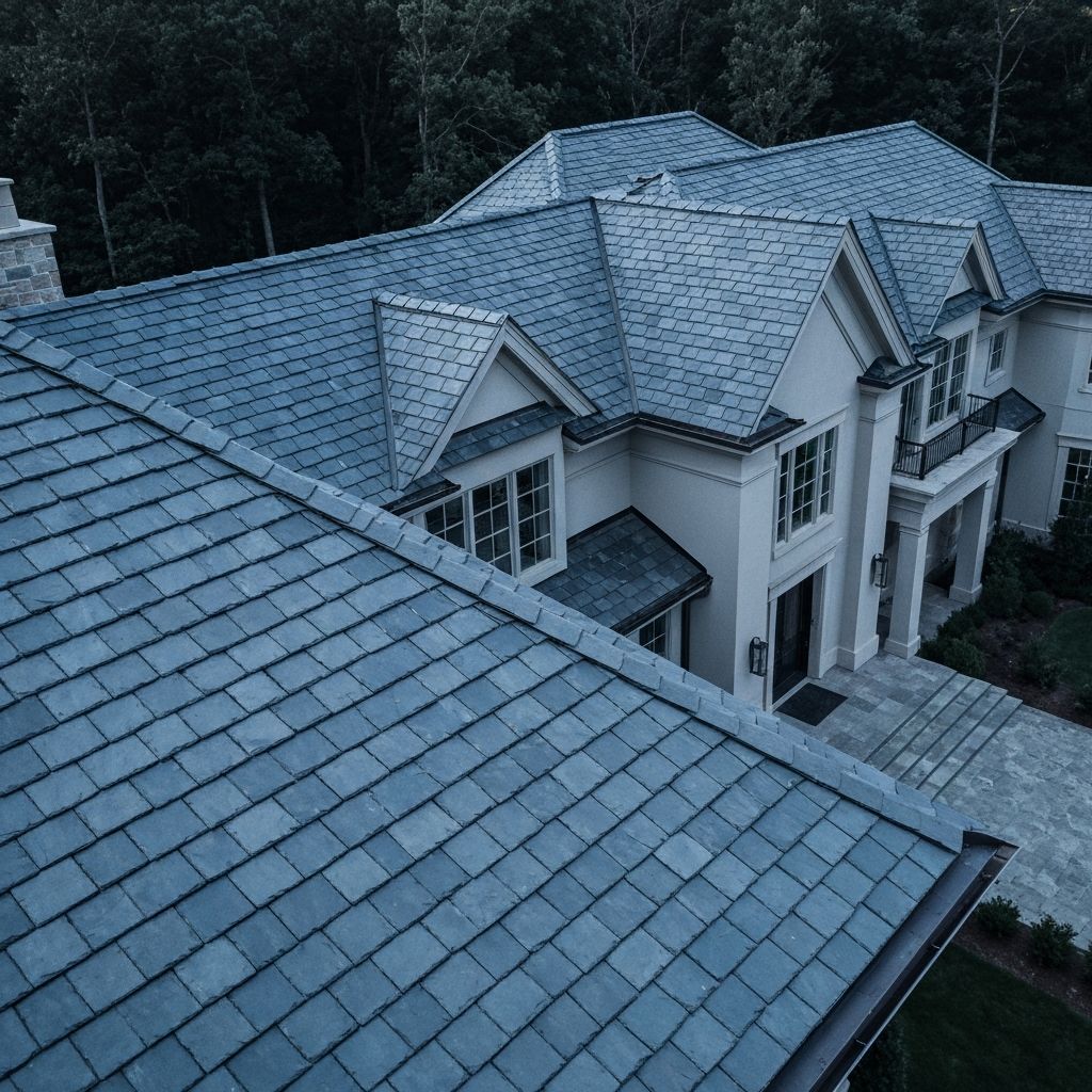 Slate roofing